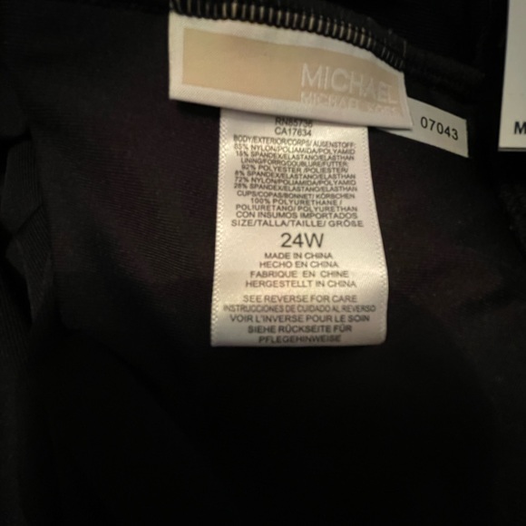 BNWT Michael Kors Plus Size Swimsuit - Picture 8 of 12